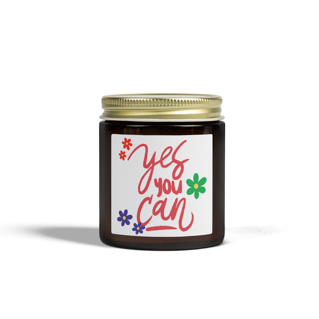 Yes You Can Movitated Coconut Apricot Scented Candle (4oz/9oz)