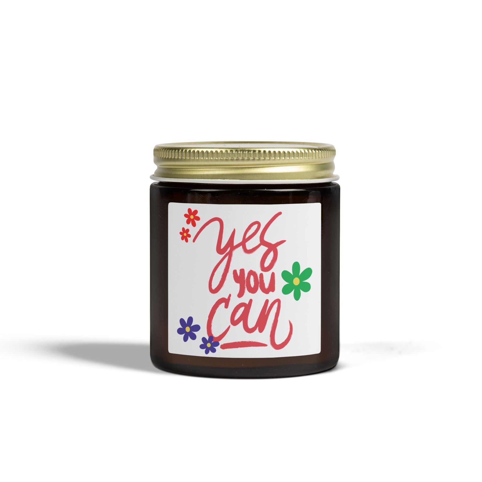 Yes You Can Movitated Coconut Apricot Scented Candle (4oz/9oz)