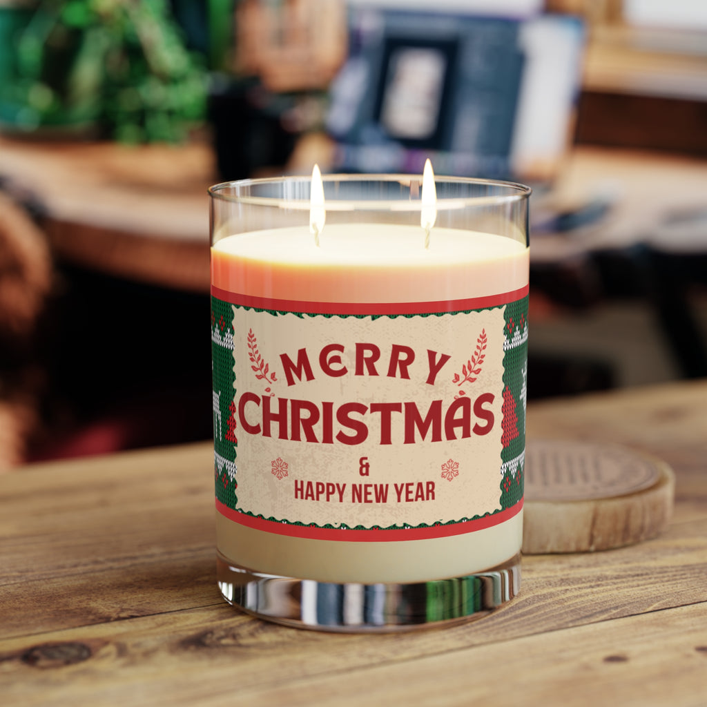 Christmas Wreath 11oz Scented Candle — Holiday Gift