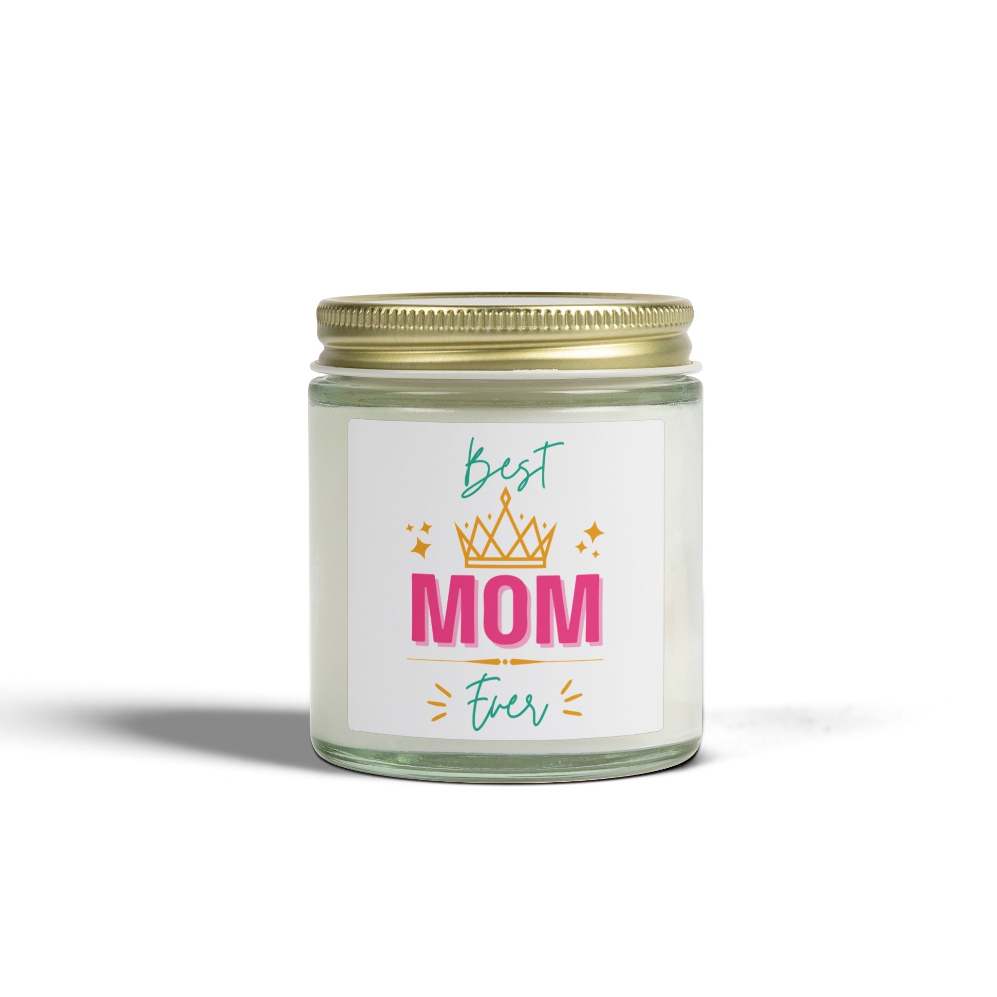 Best Mom Ever Coconut Apricot Scented Candle (4oz & 9oz)