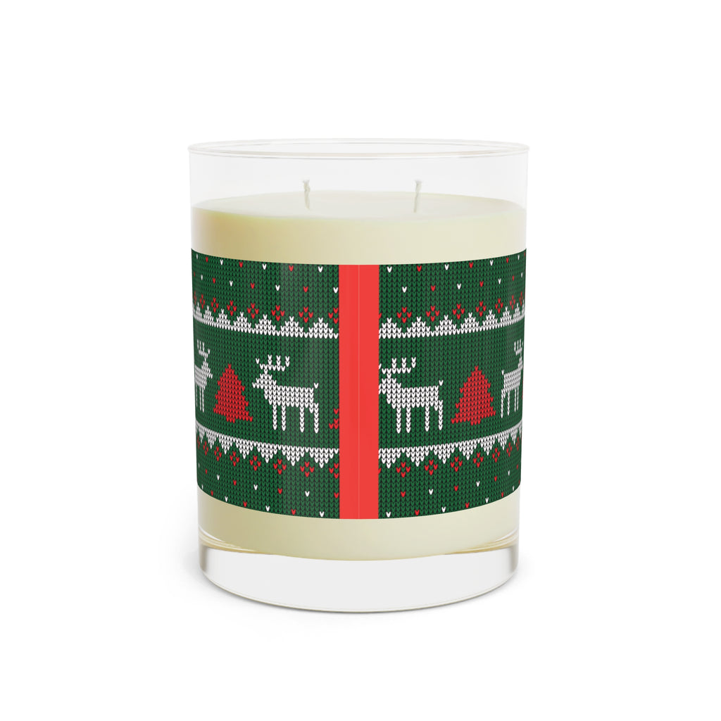Christmas Wreath 11oz Scented Candle — Personalized Holiday Gift