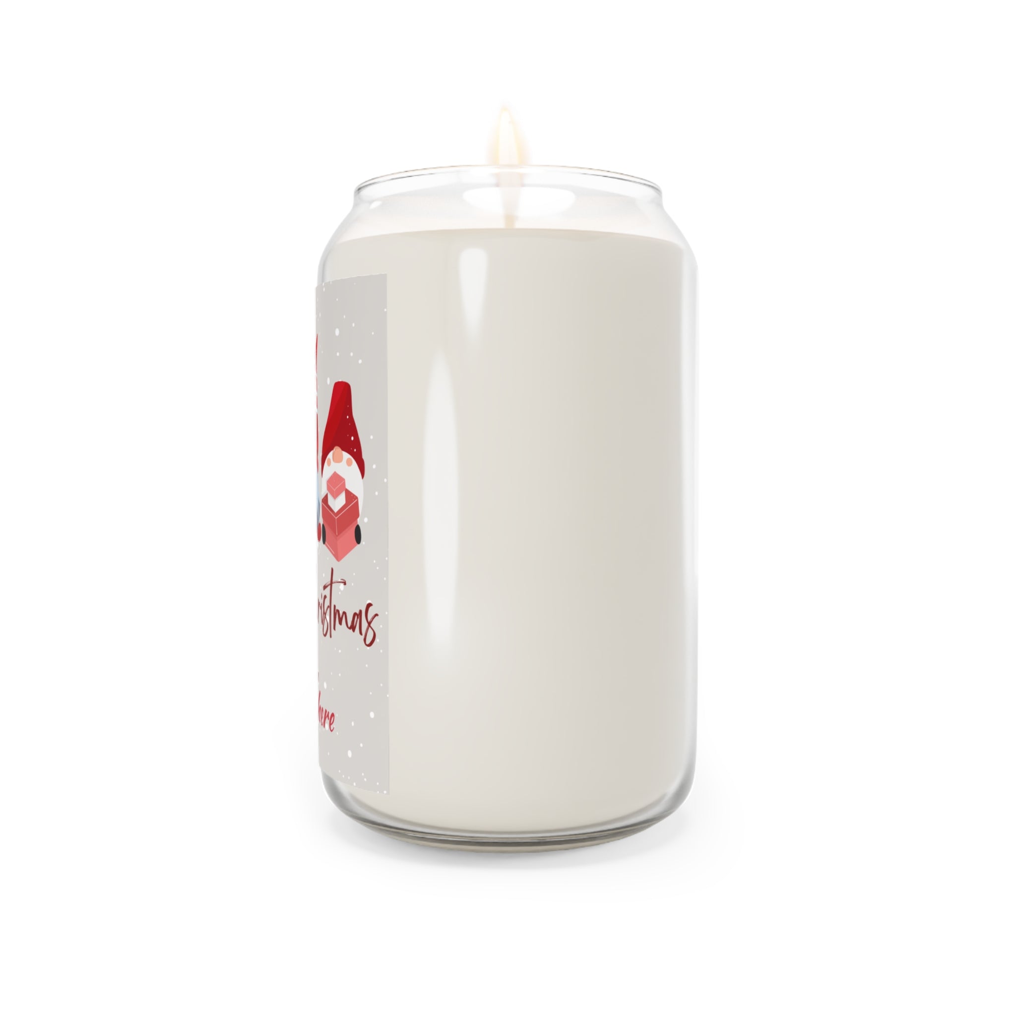 Christmas Soy Candle — 13.75oz - Scented Holiday Candle (Personalizable)