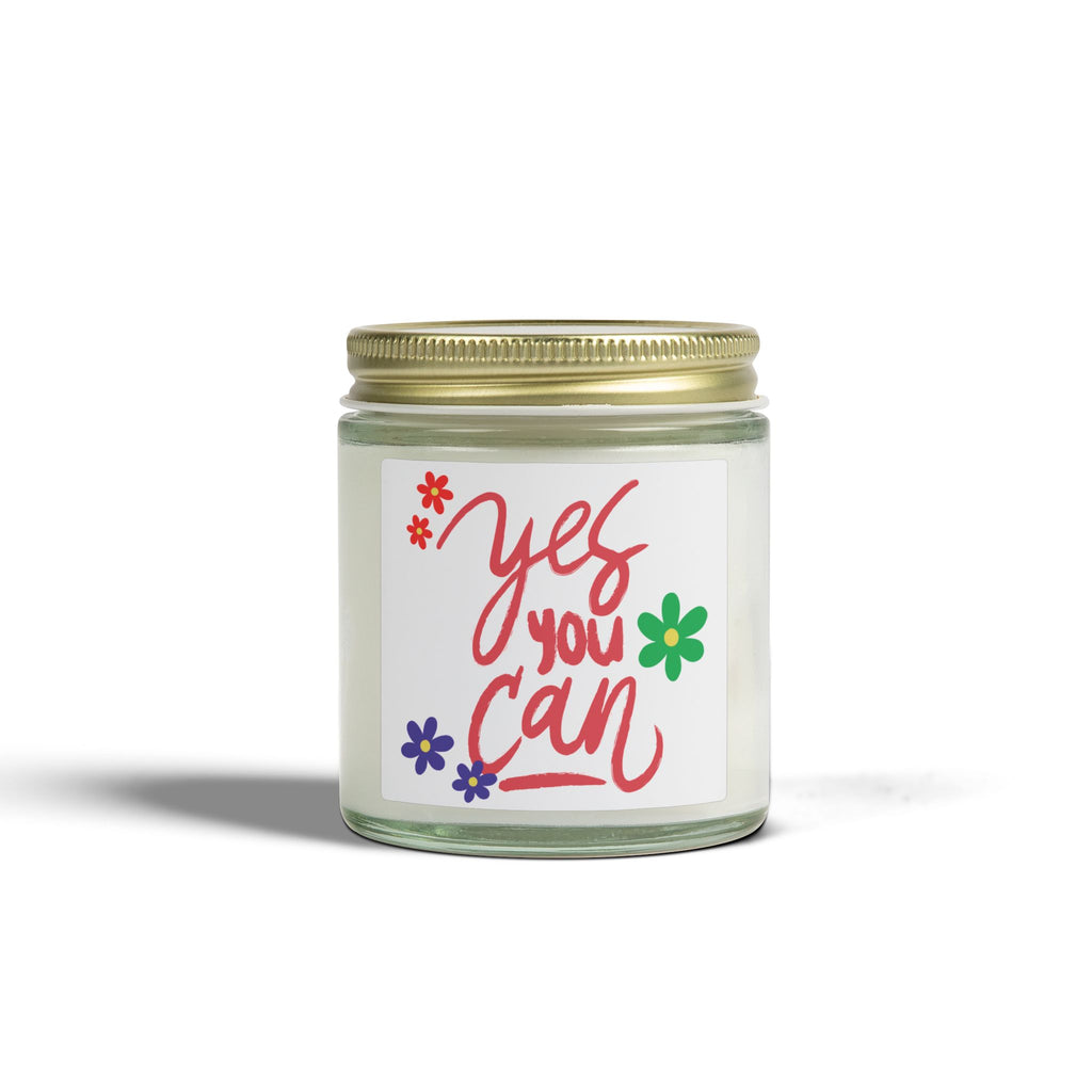 Yes You Can Movitated Coconut Apricot Scented Candle (4oz/9oz)
