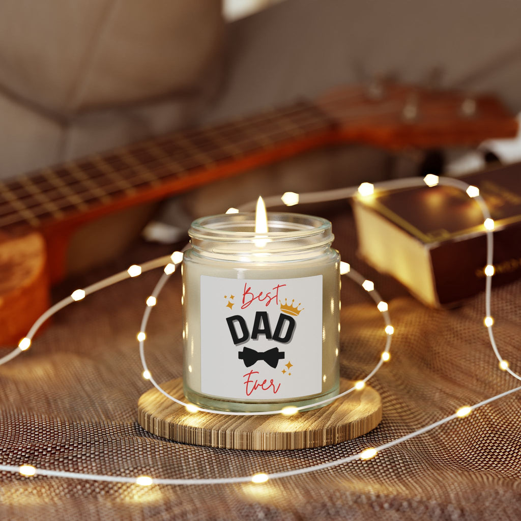 Best Dad Ever Coconut Apricot Scented Candle (4oz/9oz)
