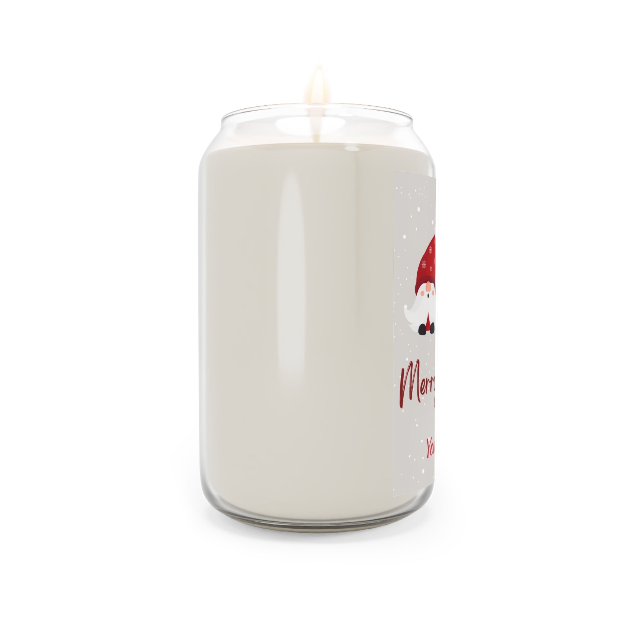 Christmas Soy Candle — 13.75oz - Scented Holiday Candle (Personalizable)