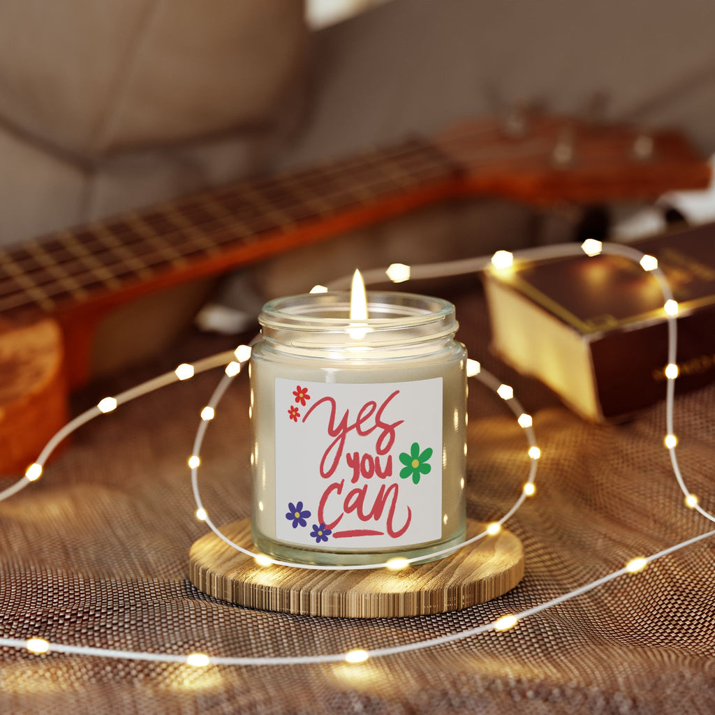 Yes You Can Movitated Coconut Apricot Scented Candle (4oz/9oz)
